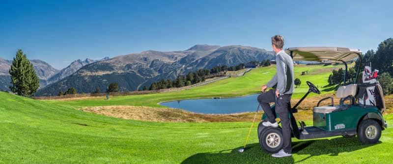 Golfing in Andorra in Spring and Summer