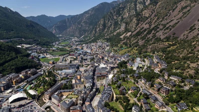 The Most Beautiful Mountain Villages. Andorra La Vella