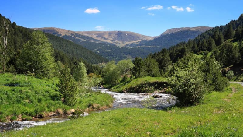 Most Beautiful Mountain Valleys. Vall del Ransol Andorra