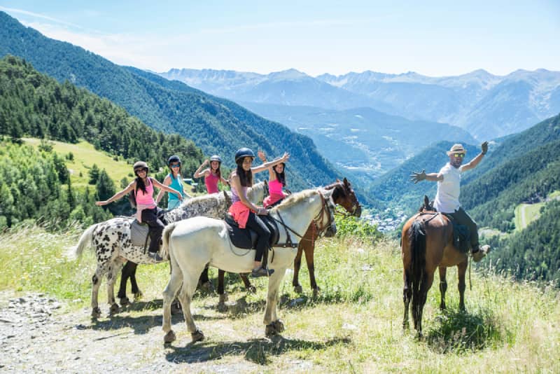 Andorra with Family and Kids. Horse riding