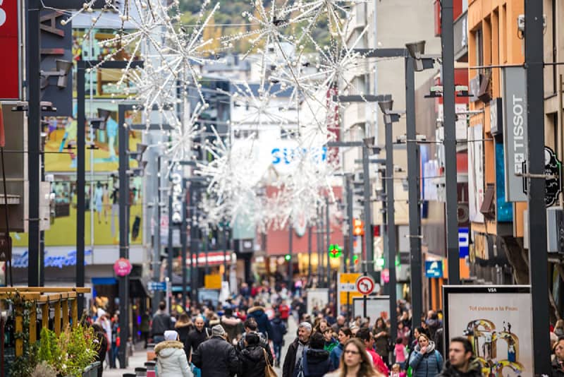 Avinguda Meritxell Andorra Shopping Mile