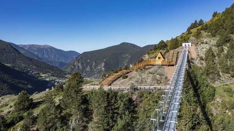 Puente Tibetano Canillo, Andorra