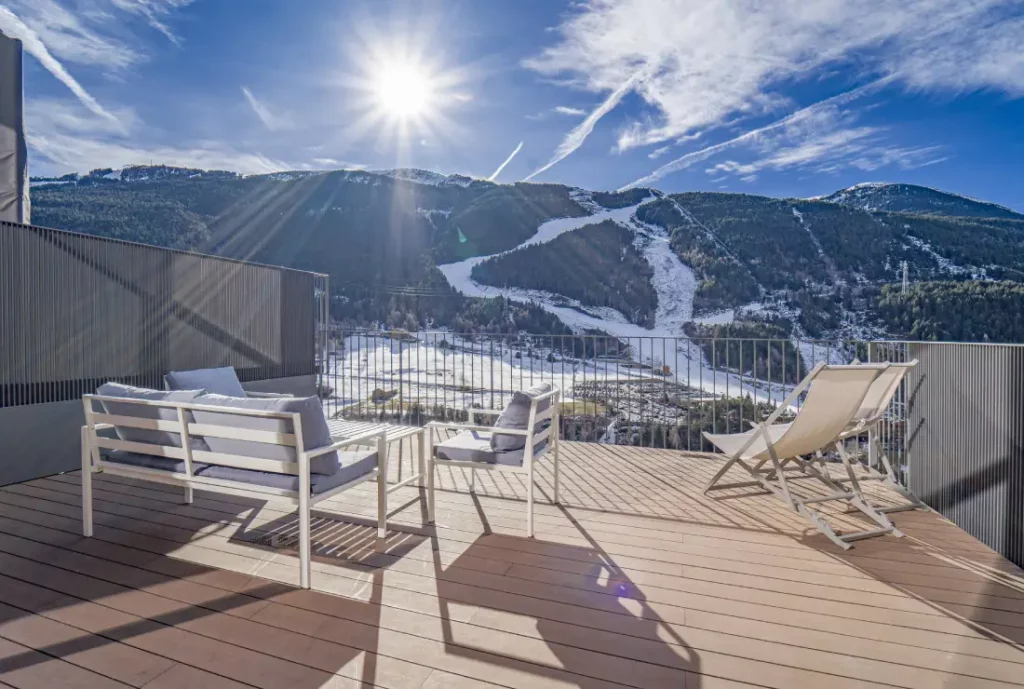 Ski chalet, El Tarter by Kokono - terrace